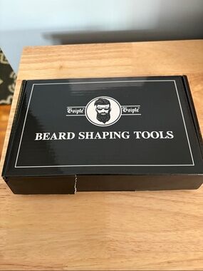 Beard Shaping Tools Kit - Black -